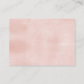 真夏ピンクフローラディスプレイシャワーカード エンクロージャーカード (裏面)