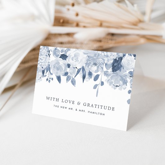 真夏フローラパーソナライズされたありがとう サンキューカード