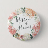 真夏フローラマトロン 缶バッジ (正面)