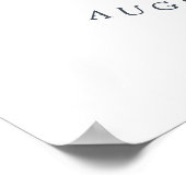 真夏フローラリースベビーシャワーへようこそ ポスター (角)