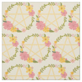 真夏フローラ星形五角形生意気な魔女®生地 ファブリック (見本)