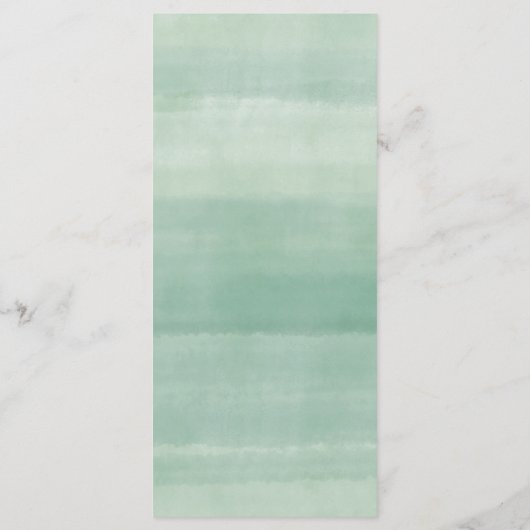 真夏フローラ結婚のメニューカード メニュー (裏面)