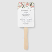 真夏フローラ結婚式 プログラム ハンドファン (裏面)