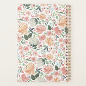 真夏フローラ パーソナライズされた プランナー手帳 (裏面)