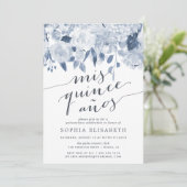 真夏フローラ |水エレガント色キンセアニェラ 招待状 (スタンド正面)