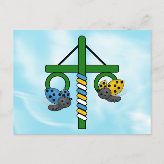 真夏ラディバグズメイポール ポストカード (正面)