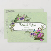 真夏春の花サンキュー 案内ポストカード (正面/裏面)
