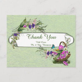 真夏春の花サンキュー 案内ポストカード