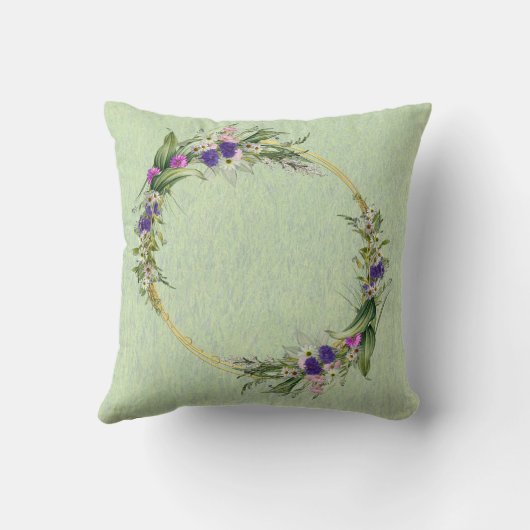 真夏春の花 クッション (裏面)