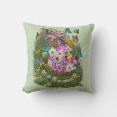 真夏春の花 クッション (正面)