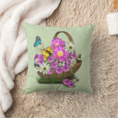 真夏春の花 クッション (ブランケット)