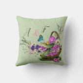 真夏春の花 クッション (裏面)