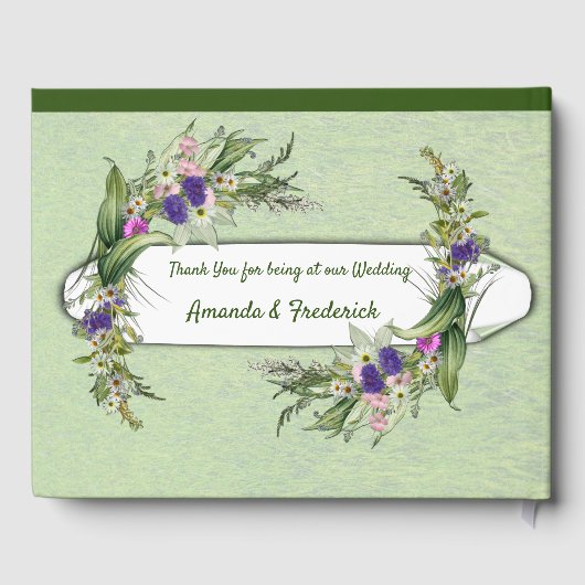 真夏春の花 ゲストブック (裏面)