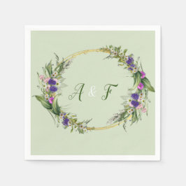 真夏春の花 スタンダードカクテルナプキン