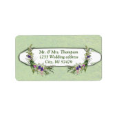 真夏春の花 ラベル (正面)