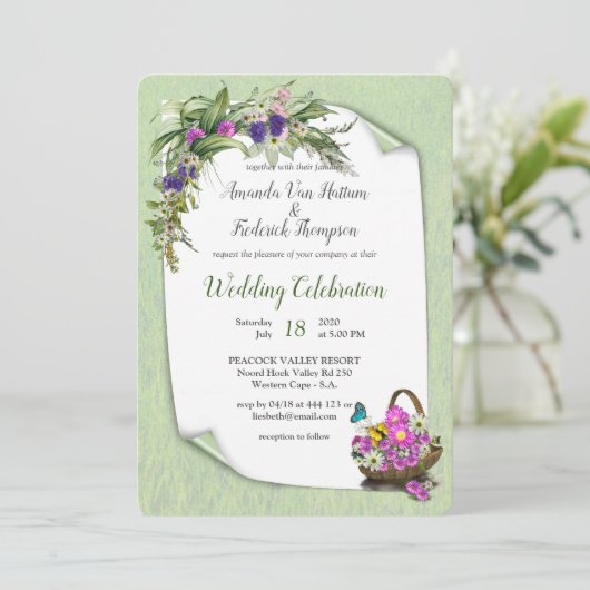 真夏春花 招待状 (スタンド正面)