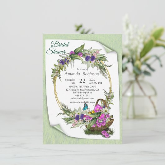 真夏春花 招待状 (スタンド正面)