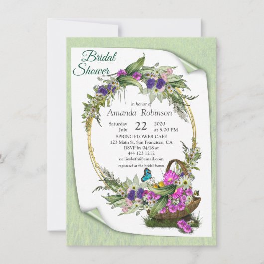 真夏春花 招待状 (正面)