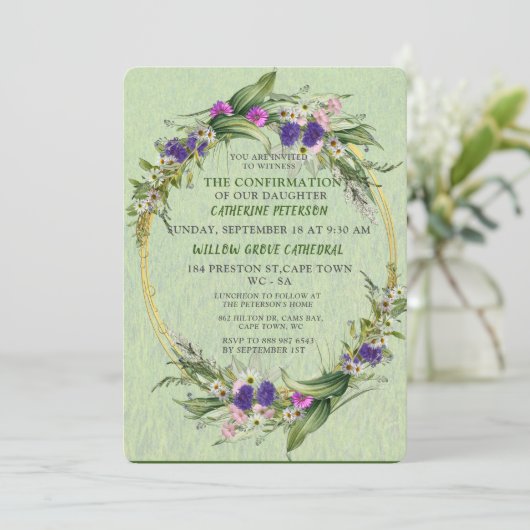 真夏春花 招待状 (スタンド正面)