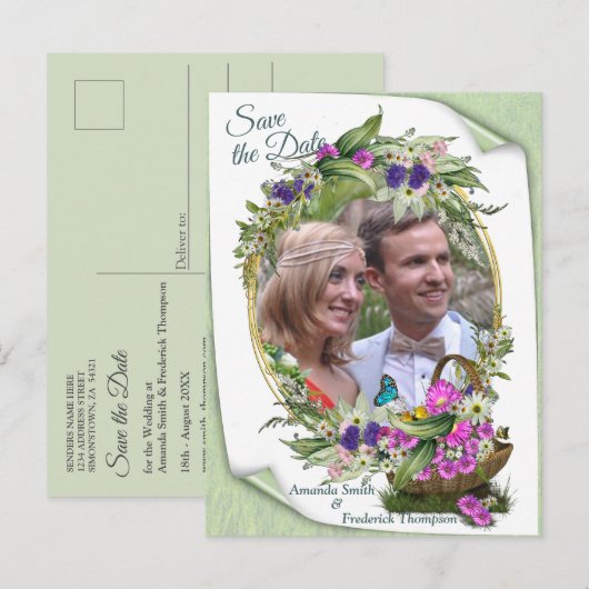 真夏春 案内ポストカード (正面/裏面)