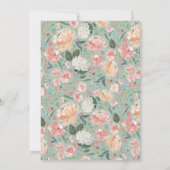 真夏結婚式招待状 招待状 (裏面)