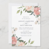 真夏結婚式招待状 招待状 (正面)