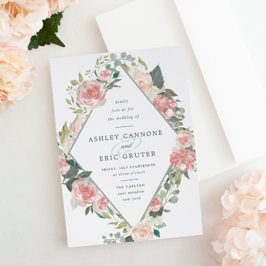 真夏結婚式招待状 招待状