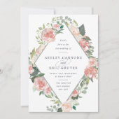 真夏結婚式招待状 招待状 (正面)