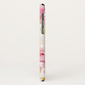 真夏|の水彩画のピンクの花柄 Case-Mate iPhoneケース (裏面/左)