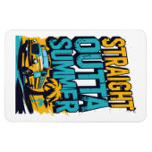 真夏 – レトロバック・トゥ・スクール マグネット (横)