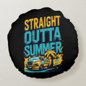 真夏 – レトロバック・トゥ・スクール ラウンドクッション (裏面)