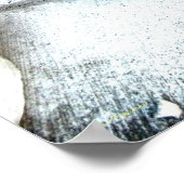 真夜中にカメラポーズをとる ポスター (角)