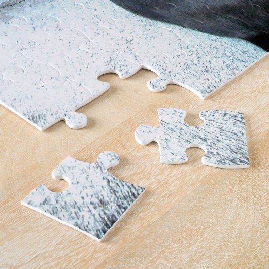 真夜中にポーズをとる ジグソーパズル (側面)