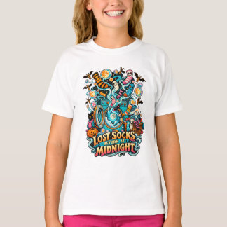 真夜中に帰ってくる靴下の幽霊 Tシャツ