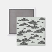 真夜中に潜む夜の蛾 マグネット (正面/裏面)