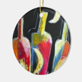 真夜中のお祝い セラミックオーナメント (左)