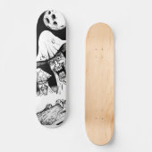 真夜中のきのこ スケートボード (正面)