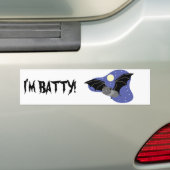 真夜中のこうもり バンパーステッカー (車上)