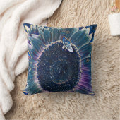 真夜中のひまわり クッション (ブランケット)