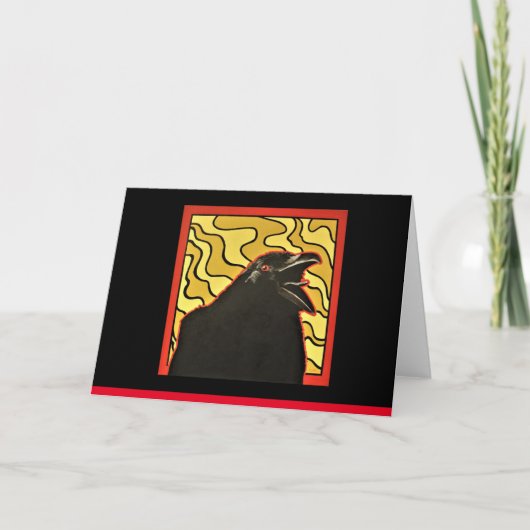 「真夜中のカラス」 カード (正面)