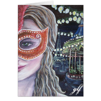 真夜中のカーニバルカード