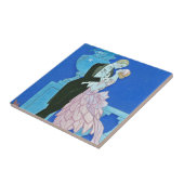 真夜中のキスのアールデコのタイル タイル (側面)