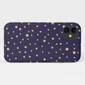 真夜中のグリッターのiPhoneの場合 Case-Mate iPhoneケース (裏面(横))