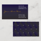 真夜中のサテン 名刺 (正面/裏面)
