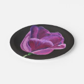 真夜中のチューリップ7" 8の紙皿セット ペーパープレート (アングル)