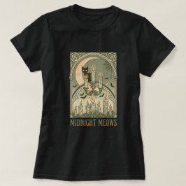 真夜中のニャンズ Tシャツ