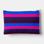 真夜中のネオンストライプ アクセサリーポーチ (裏面)