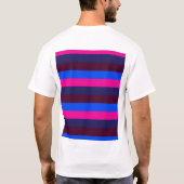 真夜中のネオンストライプ Tシャツ (裏面)
