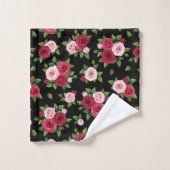 真夜中のバラ バスタオルセット (ウォッシュタオル)