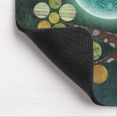 真夜中のフクロウ マウスパッド (コーナー)